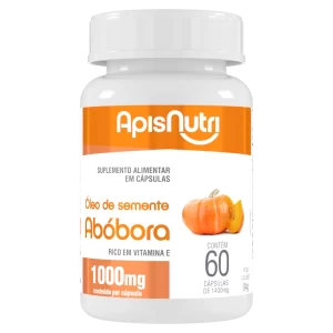 Oleo De Semente De Abobora 1000Mg 60 Caps Apisnutri