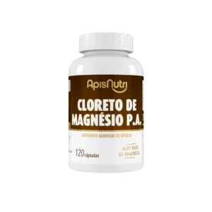 Cloreto De Magnesio P.A 120 Caps 600Mg Apisnutri